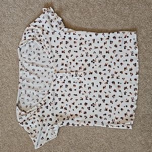 Blouse; Short Sleeve; Girls; Small